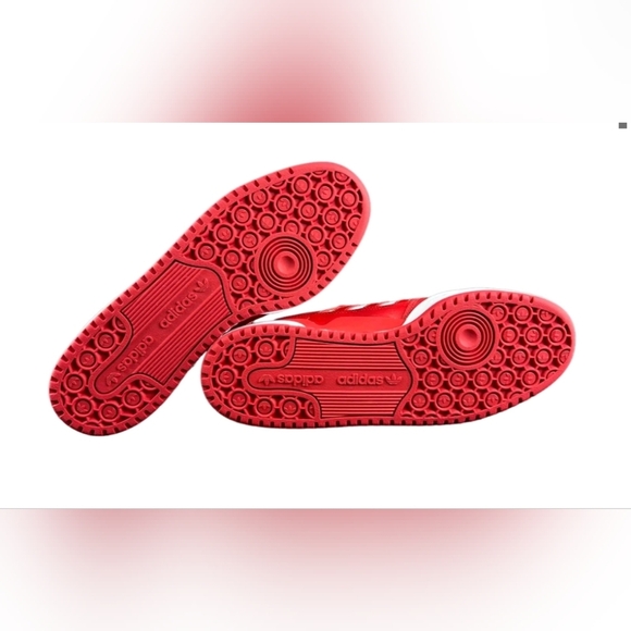 Adidas Men's Forum Low CL Scarlet Red White Shoes HQ1495 Size 10 - Picture 5 of 9